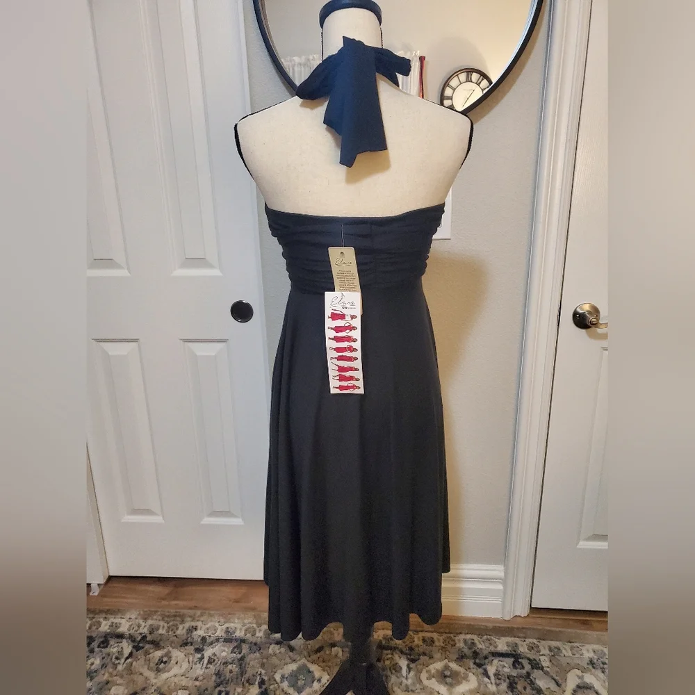 ELAN 8 WAY CONVERTABLE DRESS SIZE SMALL STRETCH KNIT NEW WITH TAGS! - Picture 5 of 10